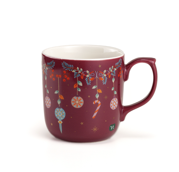 MUG rossa di Natale capacità 400 ml