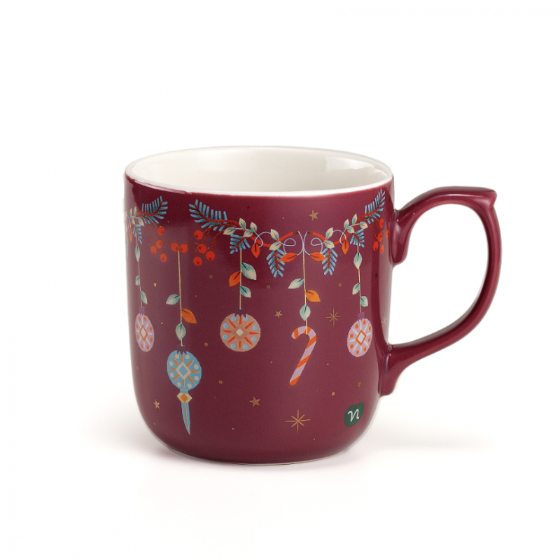 MUG rossa di Natale capacità 400 ml