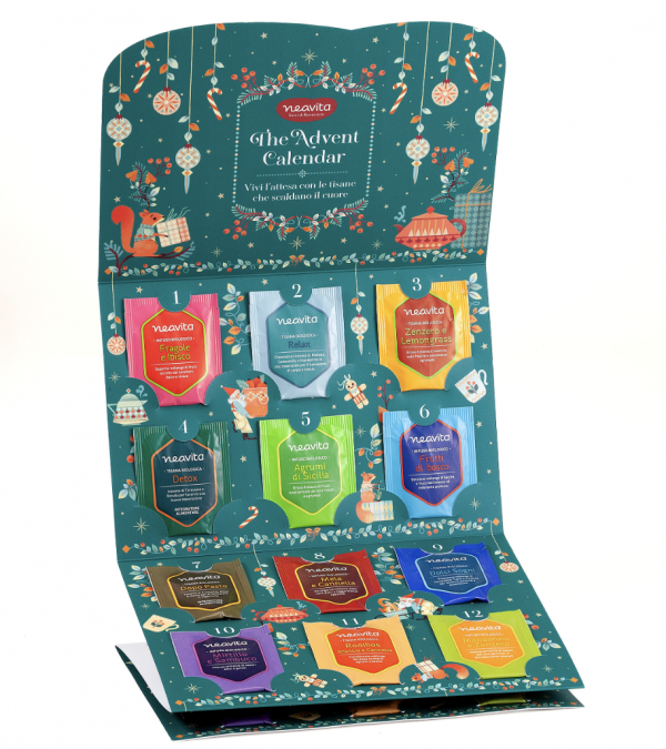CALENDARIO DELL' AVVENTO BIO - 24 tisane assortite