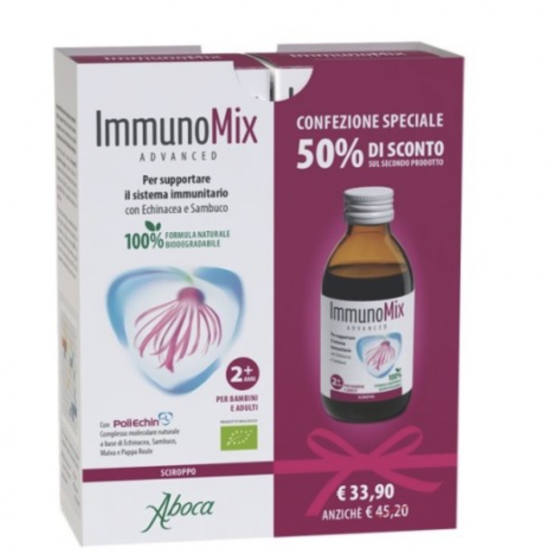 IMMUNOMIX PLUS SCIROPPO Adulti e bambini CONFEZIONE SPECIALE 2 pezzi