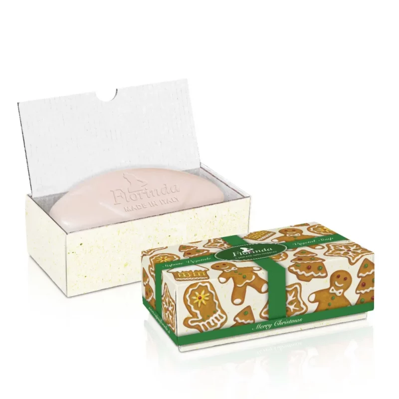 COFANETTO NATALE 1 SAPONE al profumo di cannella da 140 g. BISCOTTI