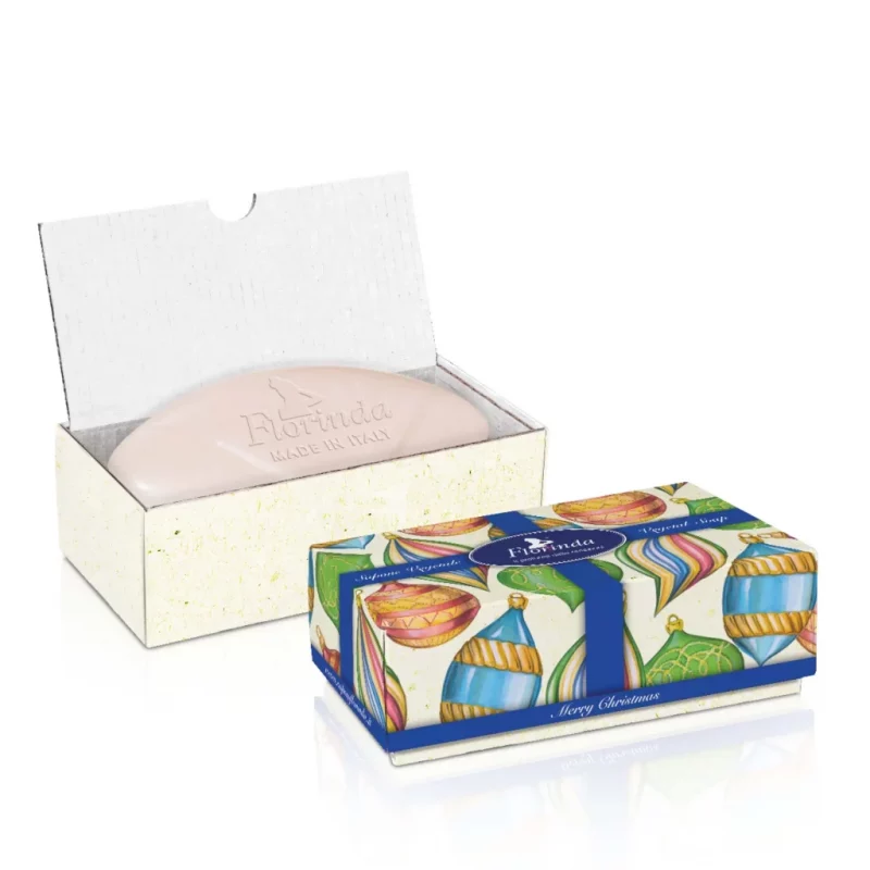 COFANETTO NATALE 1 SAPONE al profumo di cannella da 140 g. DECORAZIONI