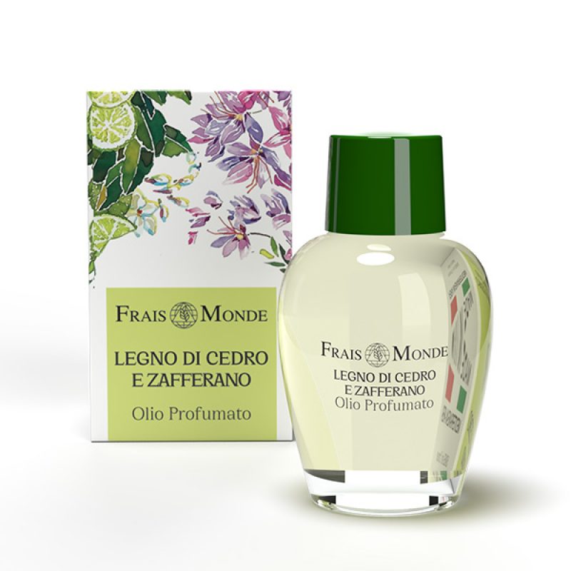 OLIO PROFUMATO LEGNO DI CEDRO E ZAFFERANO