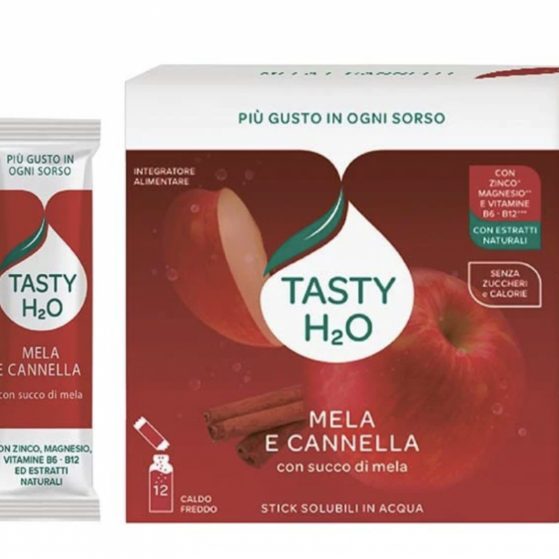 MELA E CANNELLA - TASTY H20 - Insaporitori acqua senza zucchero nè calorie