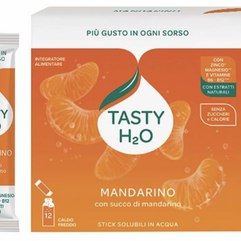 MANDARINO- TASTY H20 - Insaporitori acqua senza zucchero nè calorie