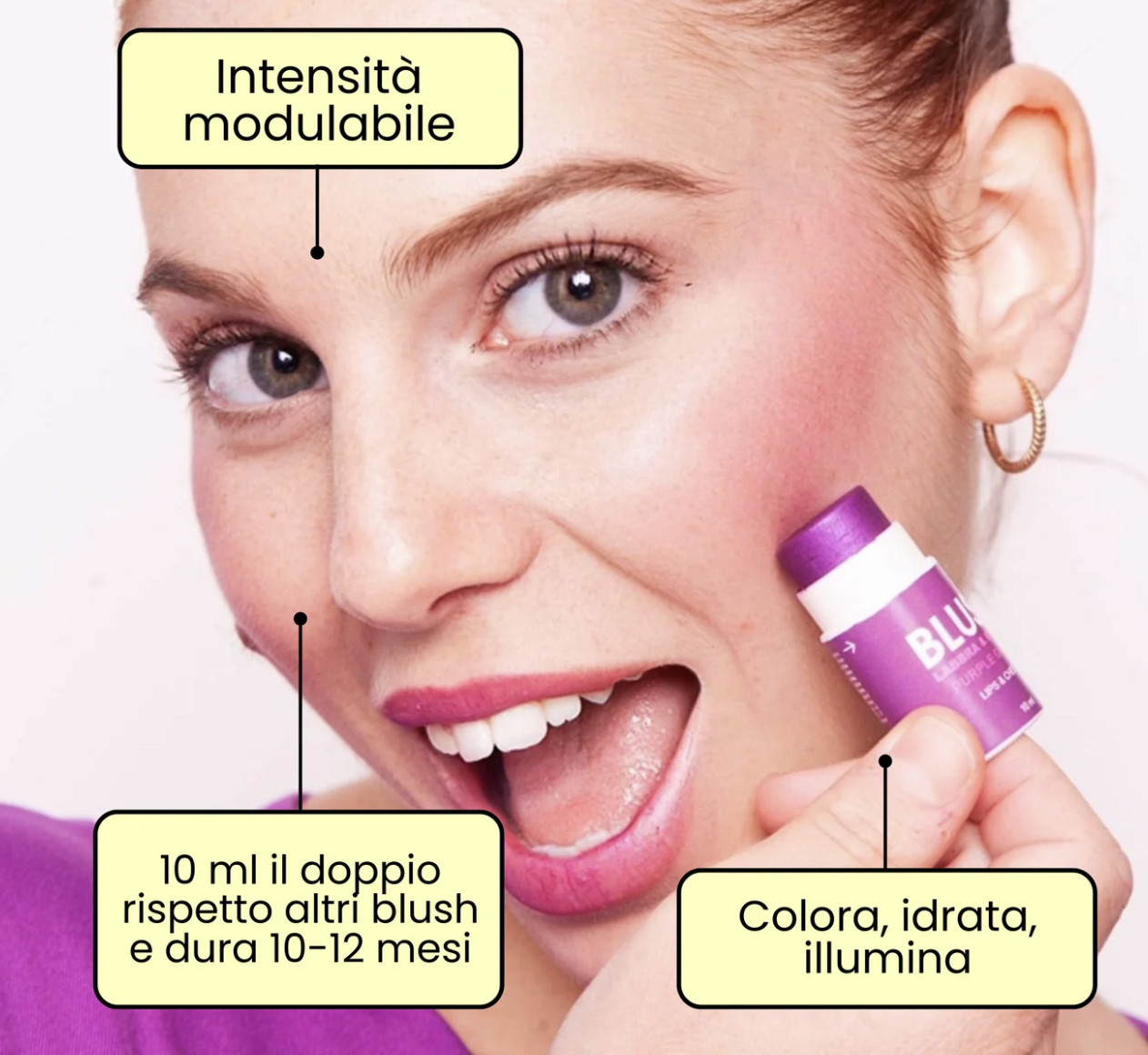 Blush Labbra e Guance - PURPLE GALAXY - immagine 3