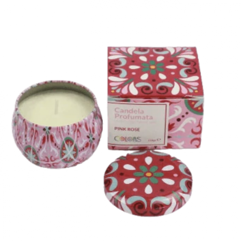 CANDELA PROFUMATA Pink Rose ( rosa)