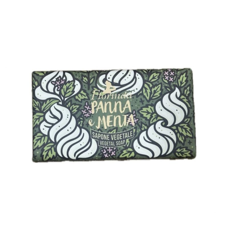 SAPONE VEGETALE PANNA E MENTA