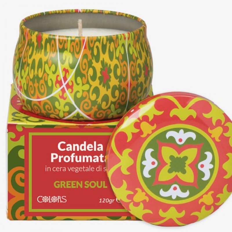 Candela Profumata GREEN SOUL - MENTA e ZENZERO