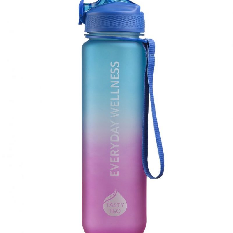 Borraccia Motivazionale FLOW BOTTLE Blu e Viola