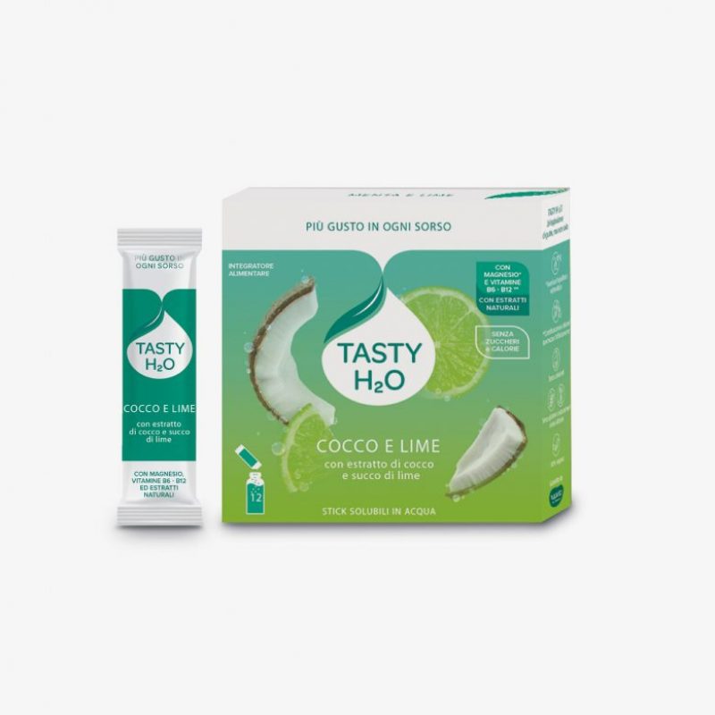COCCO e LIME - TASTY H2O - Insaporitori acqua senza zucchero nè calorie