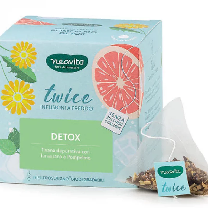 TWICE DETOX - Infusi a freddo 15 bustine filtroscrigno