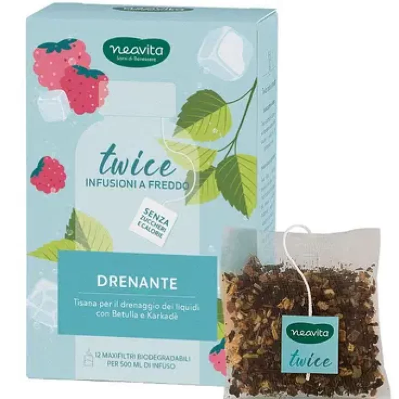 TWICE DRENANTE- Infusi a freddo 12 MaxiFiltri
