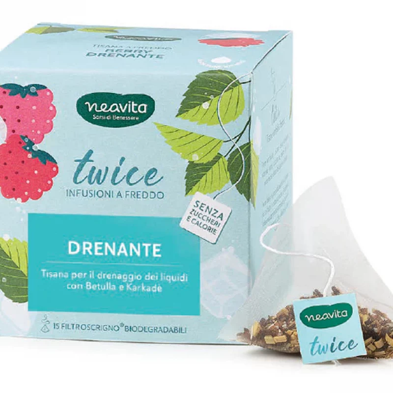 TWICE DRENANTE- Infusi a freddo 15 bustine filtroscrigno