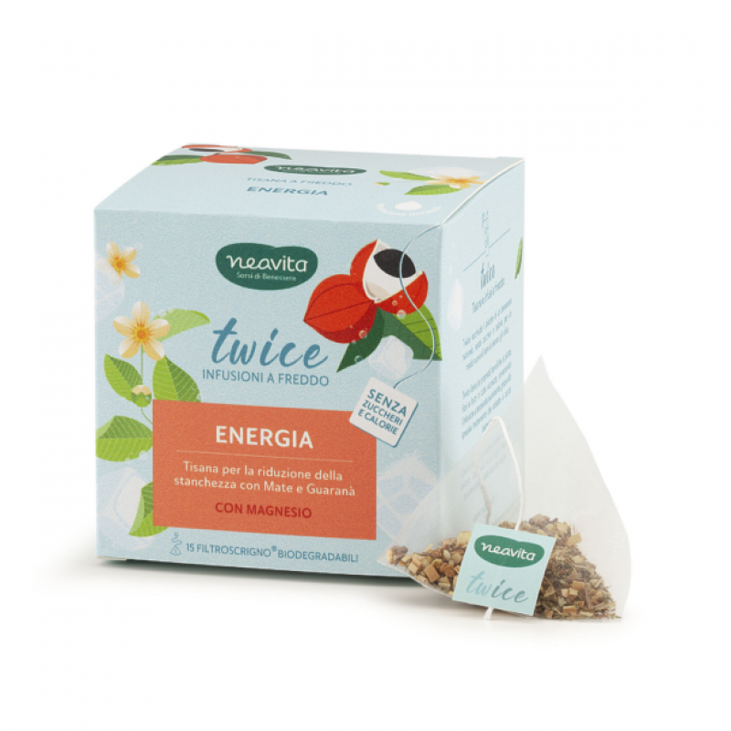 TWICE ENERGIA - Infusi a freddo 15 bustine filtroscrigno