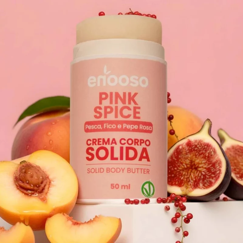 Crema Corpo Solida PINK SPICE Pesca, Fico e Pepe Rosa