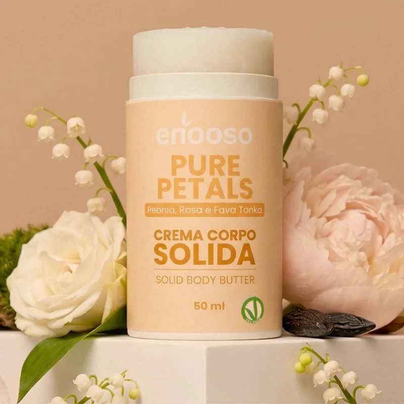 Crema Corpo Solida PURE PETALS Peonia, Rosa e Fava Tonka