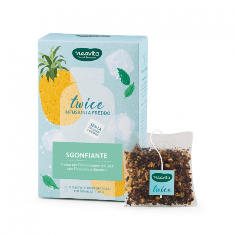 TWICE SGONFIANTE - Infusi a freddo 12 maxifiltri