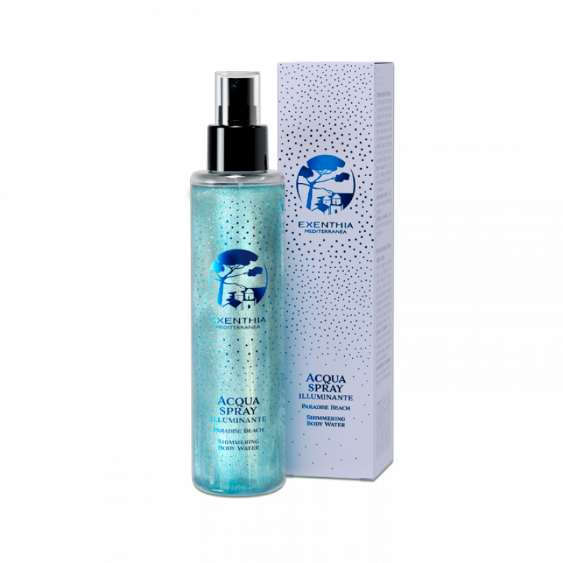 Acqua spray illuminante PARADISE BEACH (latte di cocco e vaniglia)
