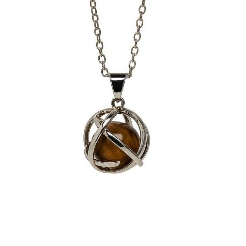 Collana GENESA CRYSTAL Occhio di Tigre