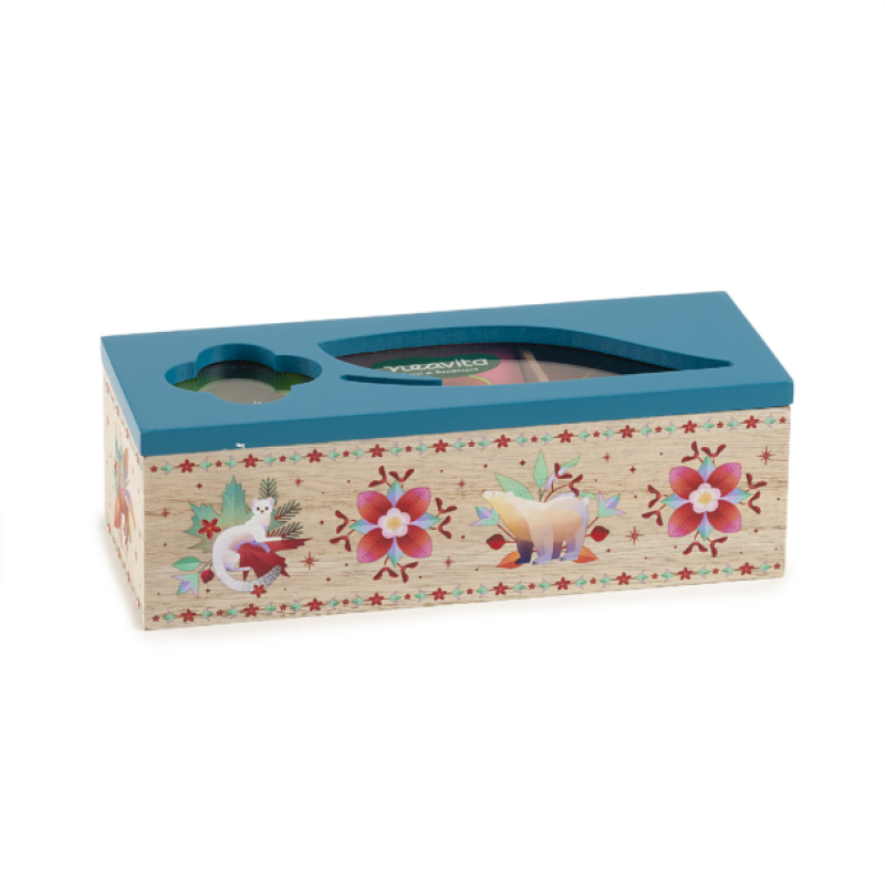 Cofanetto in Legno Bio Ottanio 15 filtri assortiti