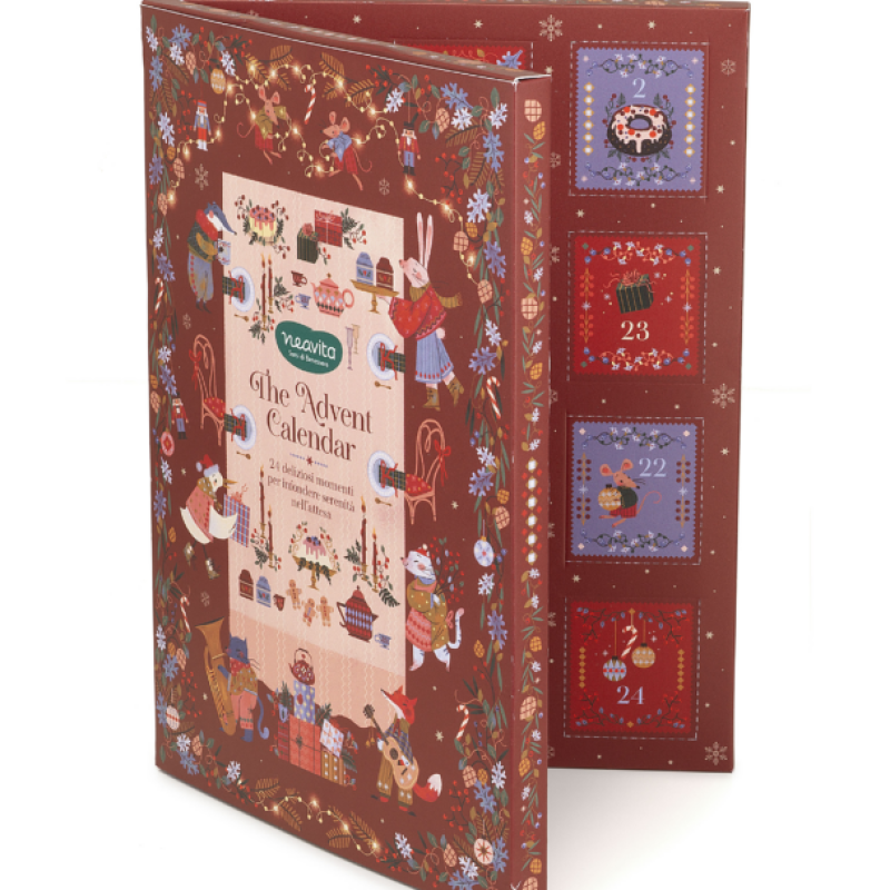 Calendario Maxi Dell'Avvento BIO | 48 tisane assortite Neavita