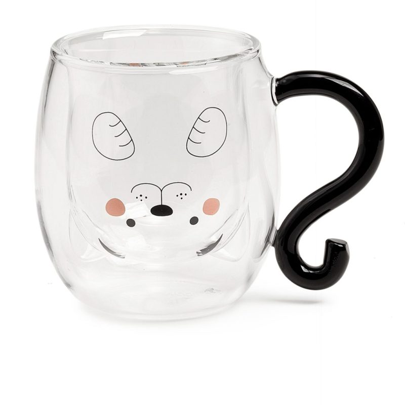 Tazza TEA and FRIENDS Cane in Vetro