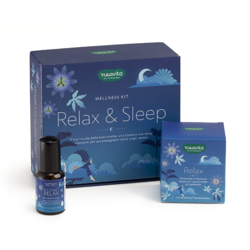 Cofanetto RELAX & SLEEP Wellness Kit | Tisana Relax e Spray My Sweet Relax