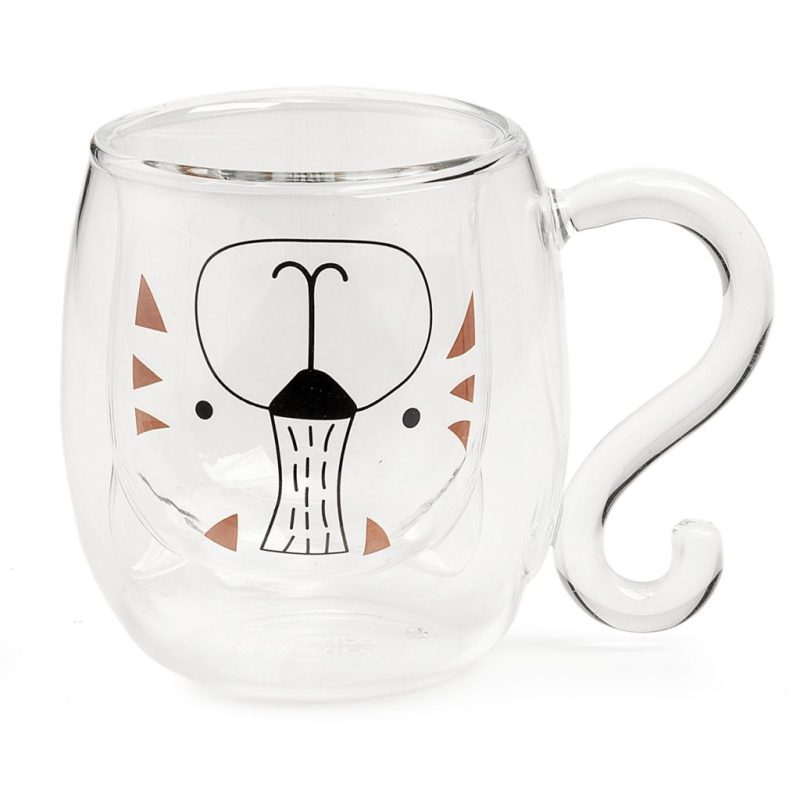 Tazza TEA and FRIENDS Tigro in Vetro