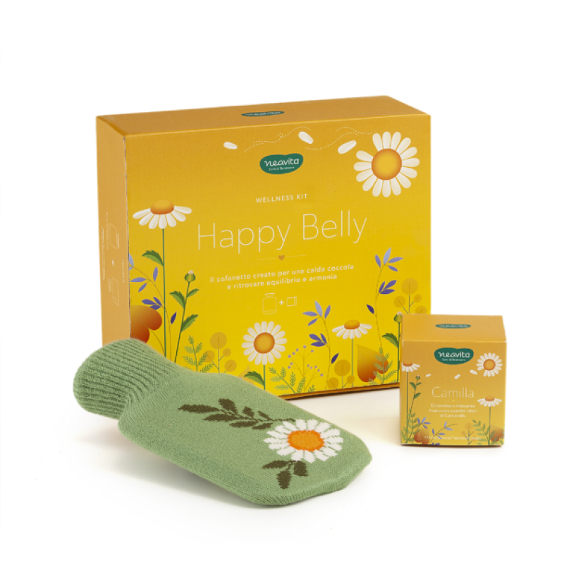 HAPPY BELLY Wellness Kit | Boule Acqua Calda e Tisana Camilla