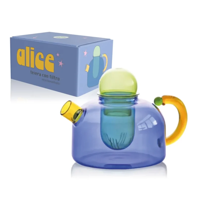 Teiera in Vetro Borosilicato ALICE 1000 ml